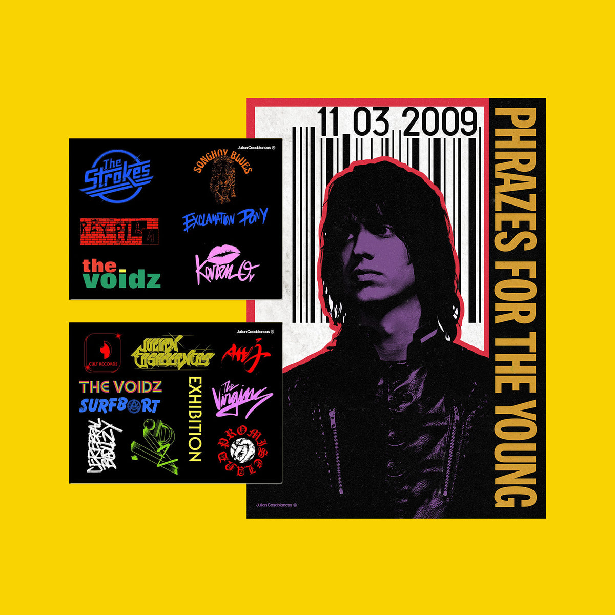 JULIAN CASABLANCAS® PHOTO BUNDLE Cult Records Store