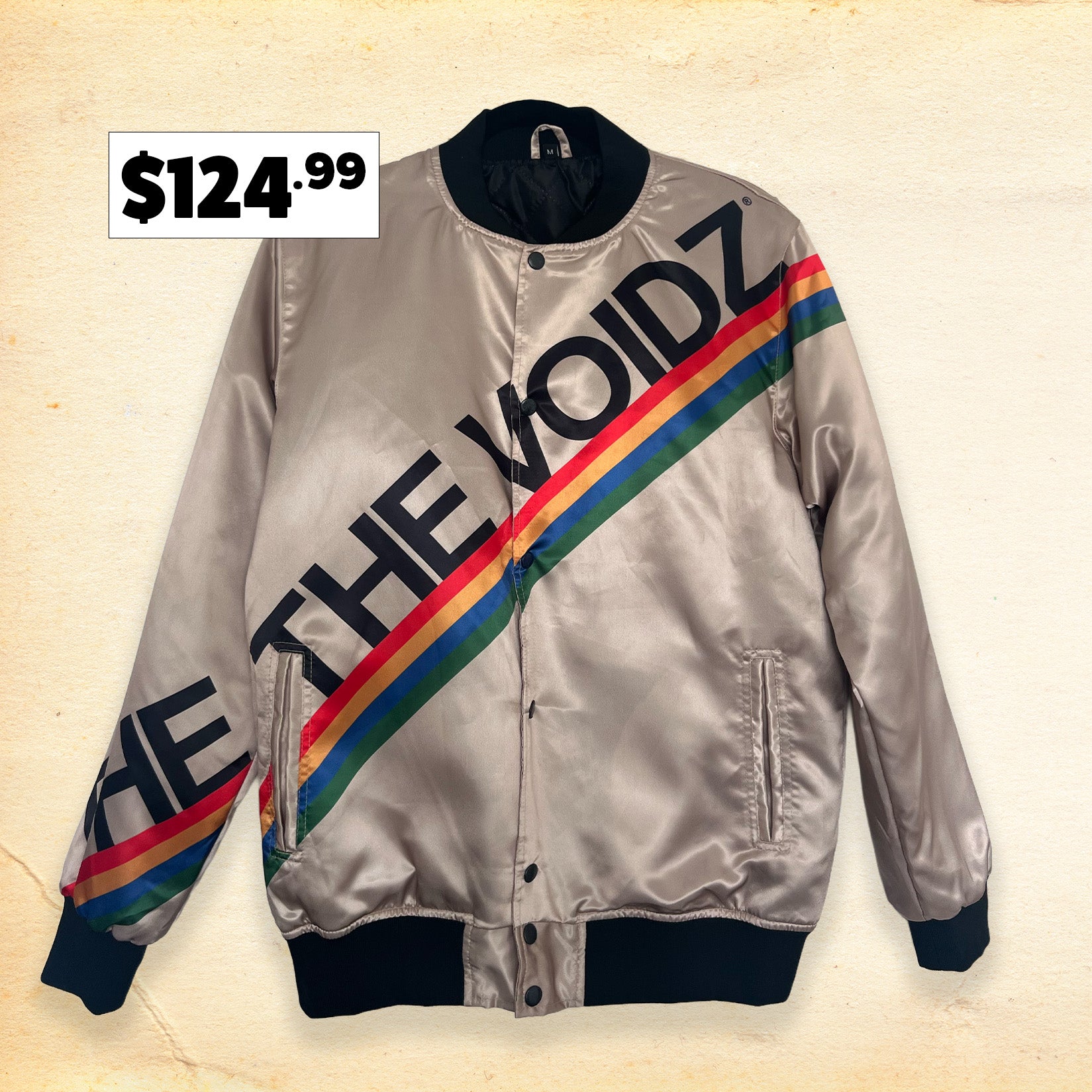 The Voidz Uno Stripe Jacket Champagne – Cult Records Store