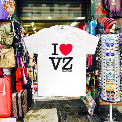 The Voidz I Heart VZ White Tee Shirt **24 hour Exclusive Online Sale**